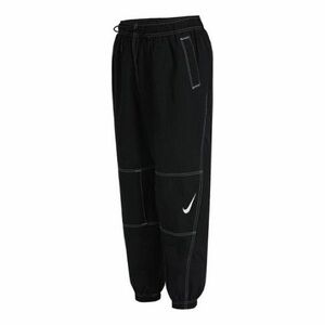 Nike Black Jogger Pants with White Stitching
